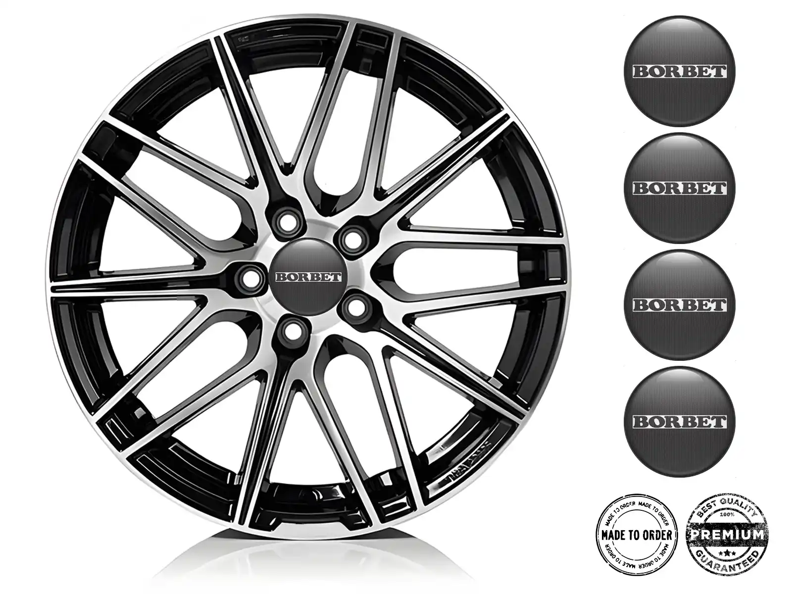 Borbet Badge Bombati Stile Premium Quantum Racing Core